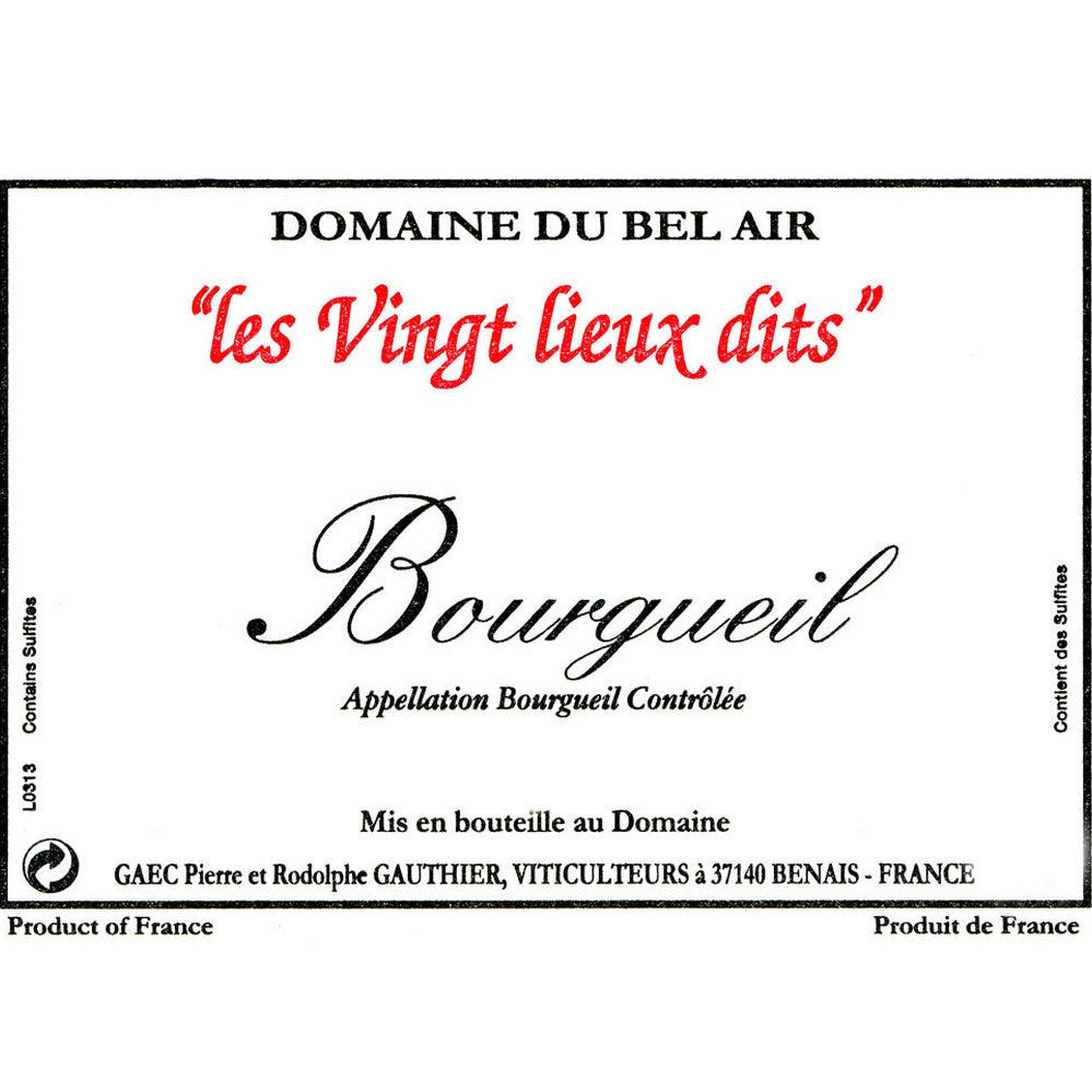 Bourgueil Vingt Lieu-dit 2023