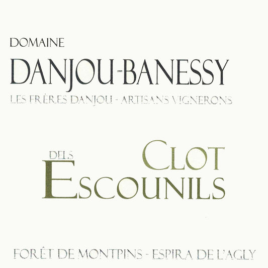 Clot Dels Escounils Blanc 2024 Danjou-Banessy