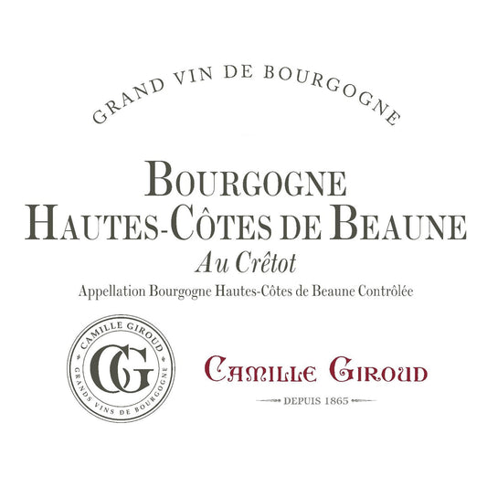 Hautes-Côtes de Beaune rouge Au Crétot 2022