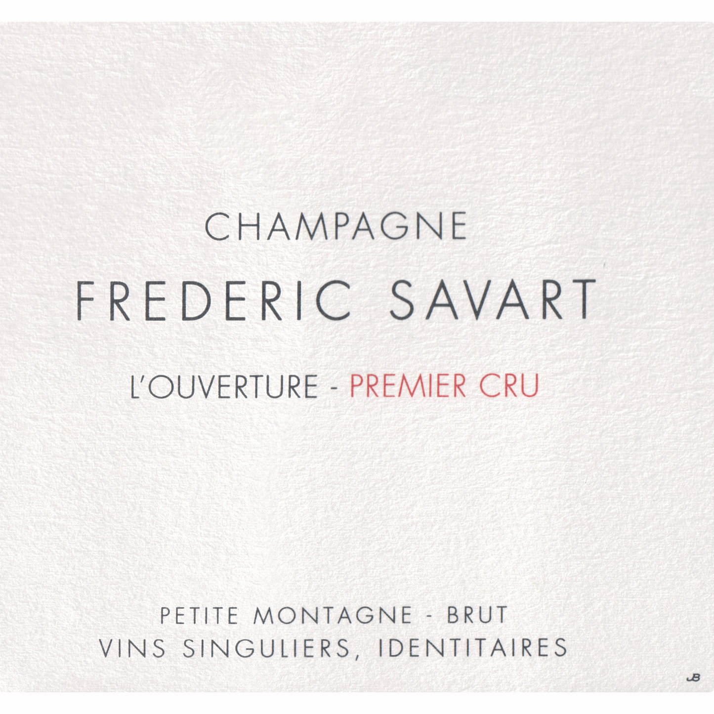 L'Ouverture Pinot Noir 1er Cru Brut B22