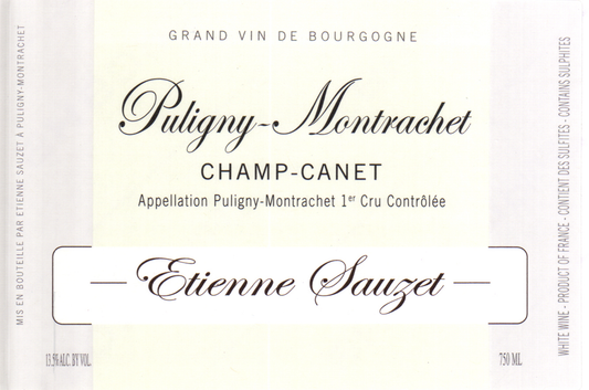 Puligny-Montrachet 1er Cru Champs Canet 2022