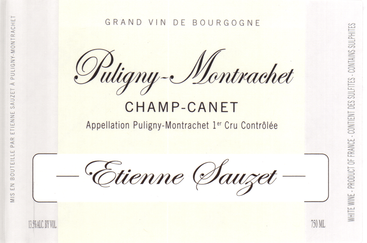 Puligny-Montrachet 1er Cru Champs Canet Etienne Sauzet