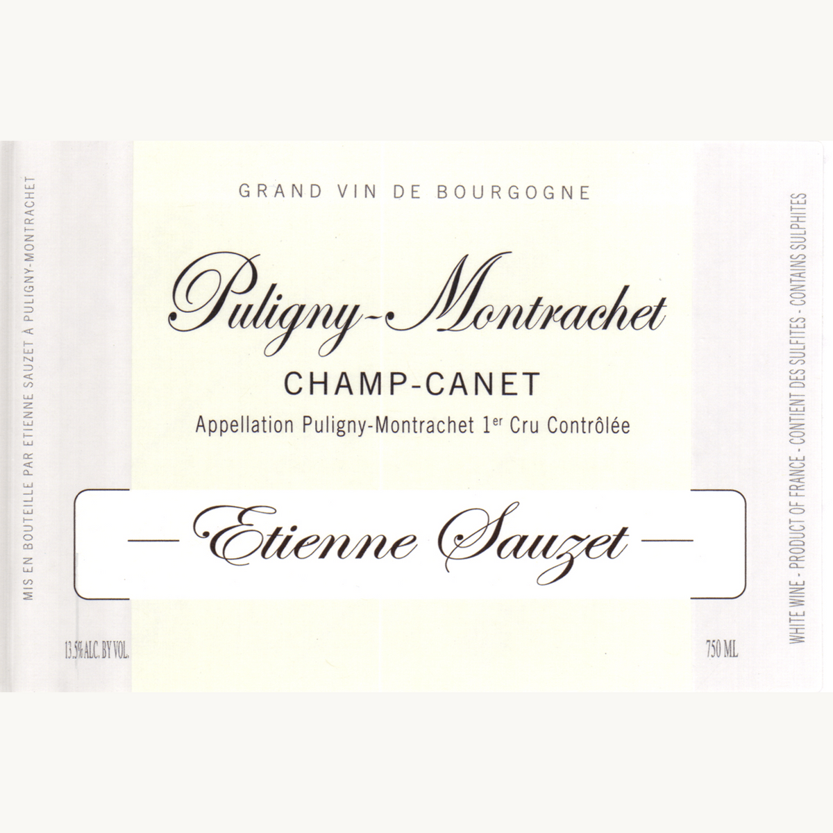Puligny-Montrachet 1er Cru Champs Canet Etienne Sauzet