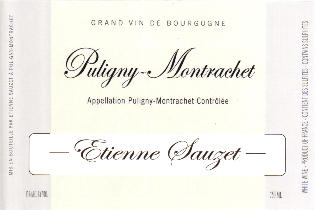 Puligny-Montrachet Etienne Sauzet