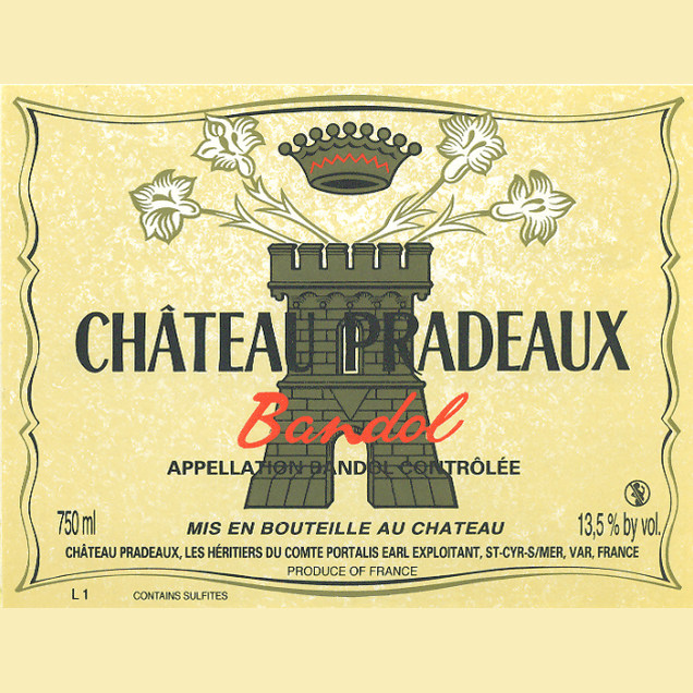 Château Pradeaux Bandol Rouge 2019 Château Pradeaux