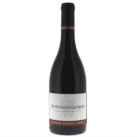 Nuits-Saint-Georges 2016 Pinot Noir bottle by Domaine Arnoux-Lachaux with lion label