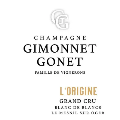 Champagne L'Origine Grand Cru Blanc de Blancs Gimonet Gonet