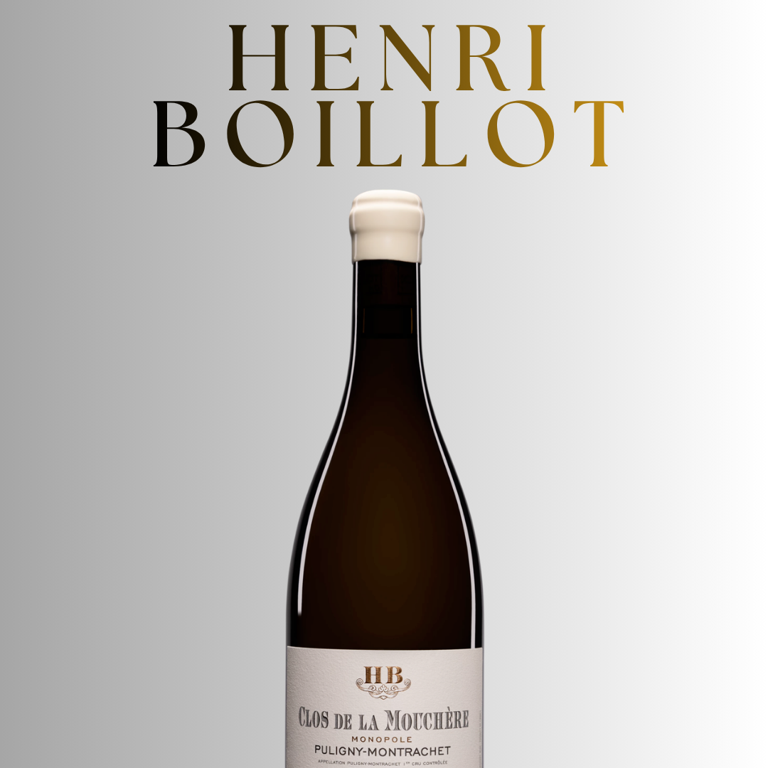 Henri Boillot : millésime 2024 Meursault, Puligny-Montrachet Premier Cru Clos de la Mouchère. Sélèctionnés par Marvis Wine