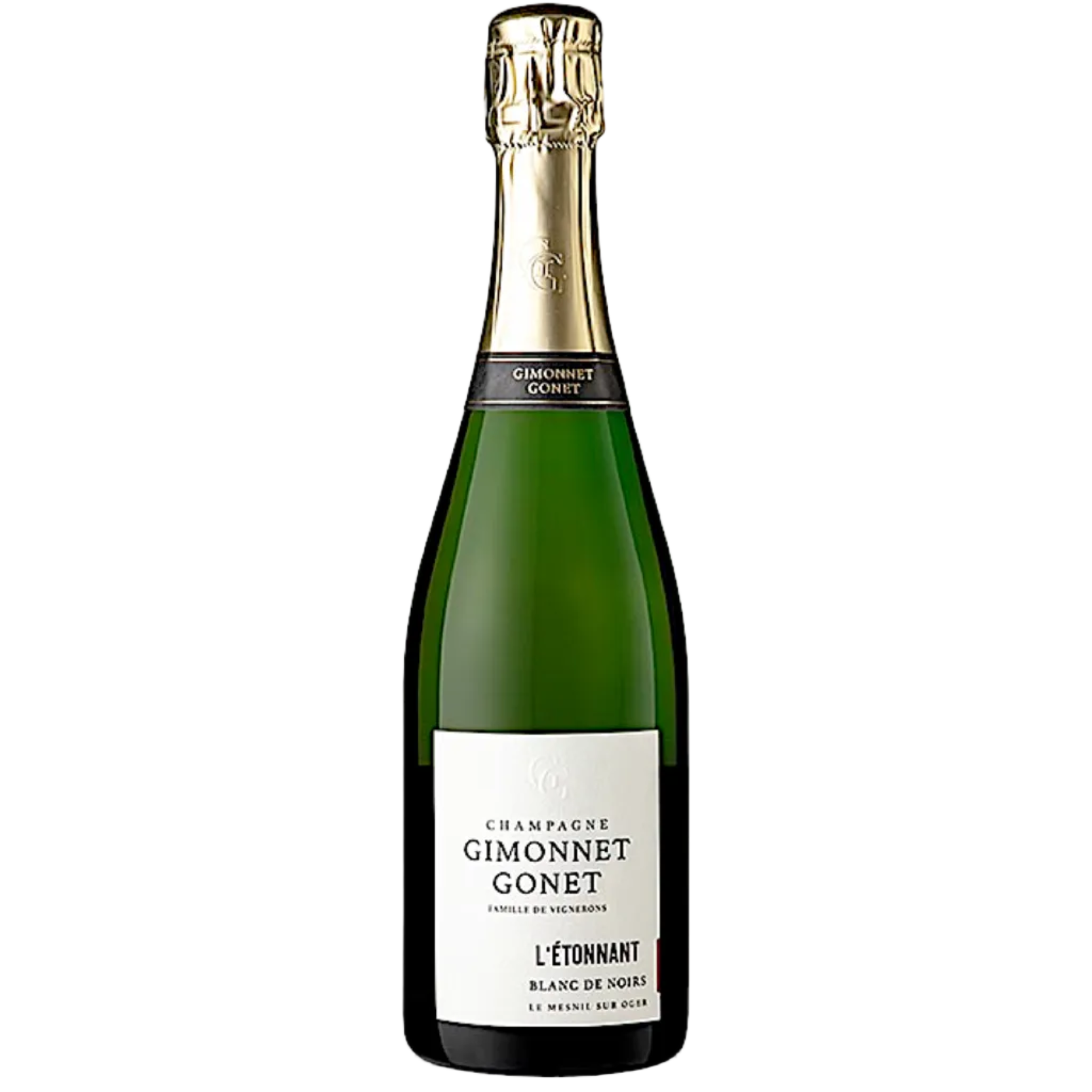 Champagne L'Etonnant Blanc de Noirs Brut Gimonet Gonet