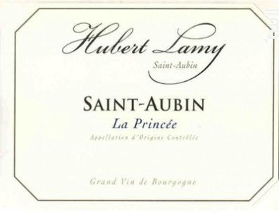 Saint-Aubin La Princée Hubert Lamy, étiquette