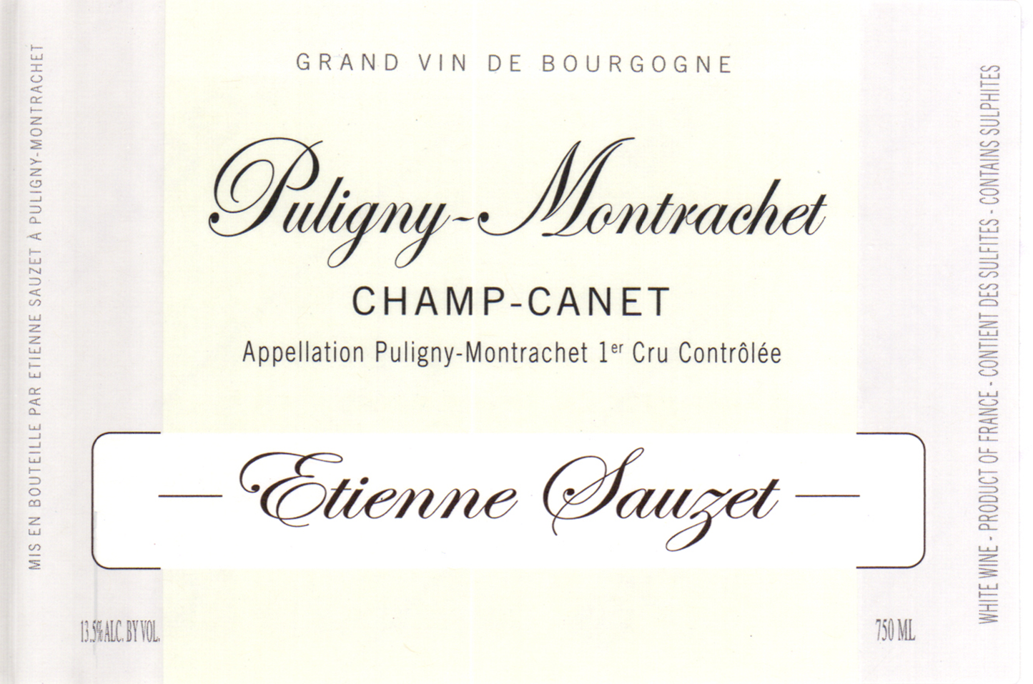 Puligny-Montrachet 1er Cru Champs Canet 2022
